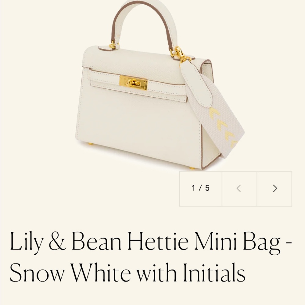 Lily & Bean White Hettie Bag